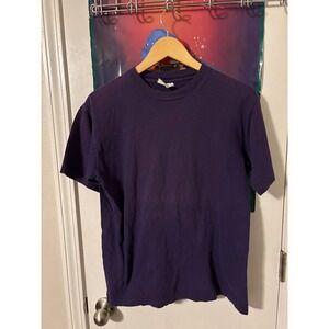 RAG Styled by Ragman Men vtg blank M Deep Purple T Shirt Basic Crew Neck Short